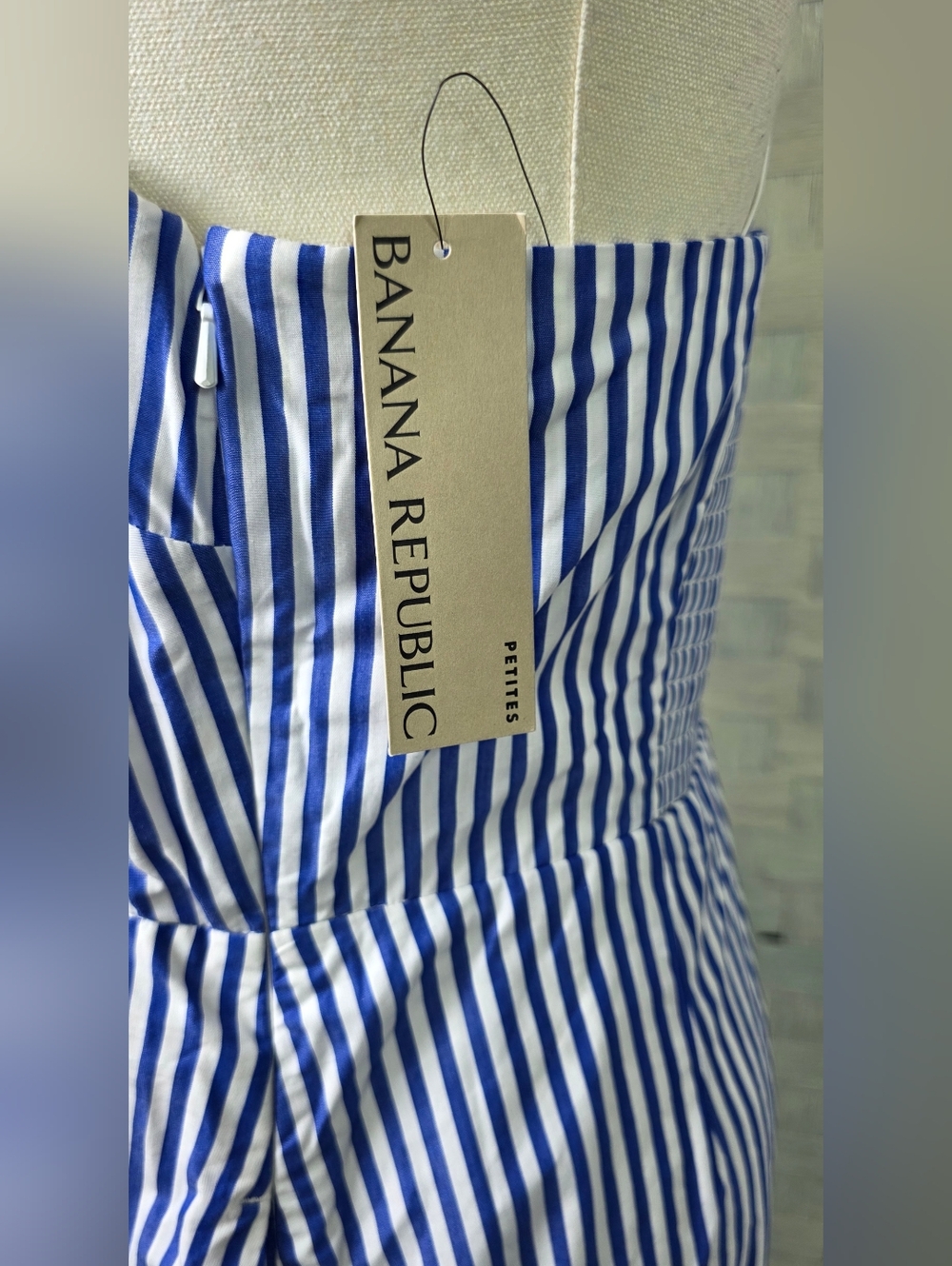 Banana Republic Blue and White Striped Maxi Dress - Picture 5 of 8